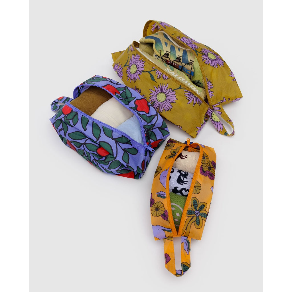 BAGGU - 3D ZIP SET - NYLON POUCH