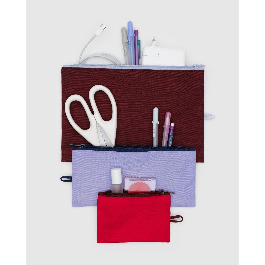 BAGGU - FLAT POUCH SET - NYLON POUCH