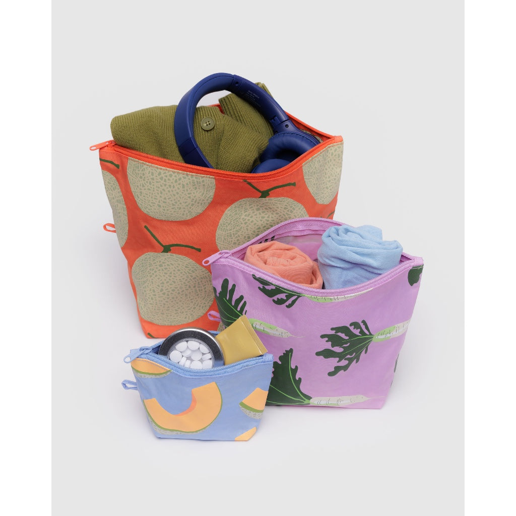 BAGGU - GO POUCH SET - RECYCLED NYLON