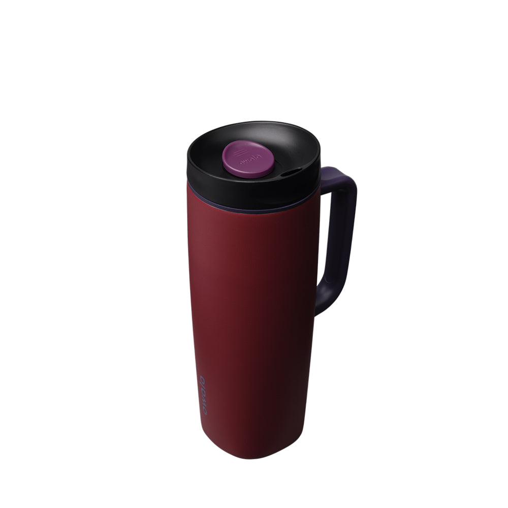 Owala SmoothSip Slider with Handle 12oz 24oz Insulated Stainless Steel Tumbler