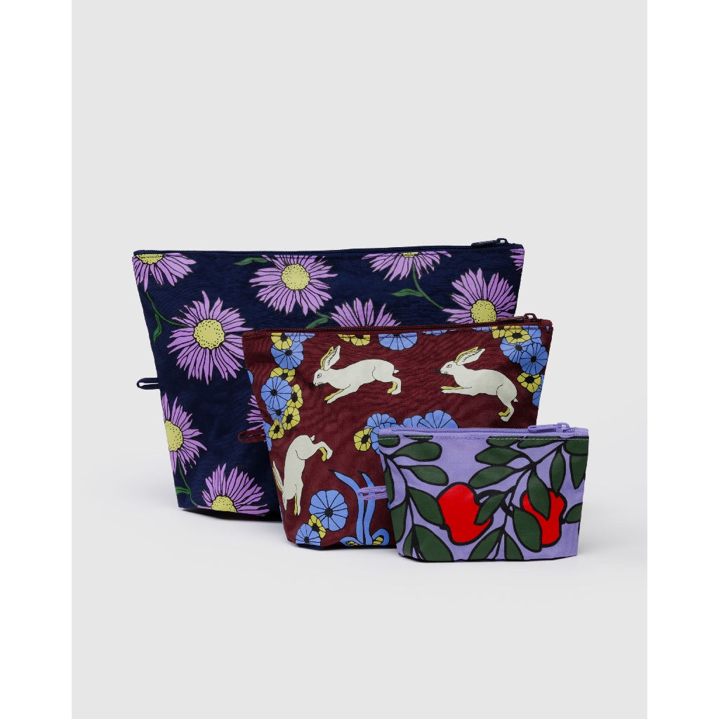 BAGGU - GO POUCH SET - RECYCLED NYLON