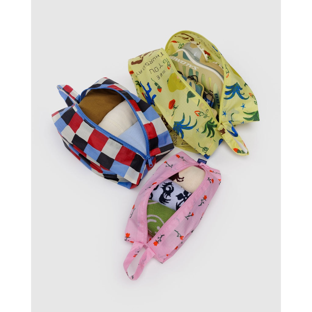 BAGGU - 3D ZIP SET - NYLON POUCH