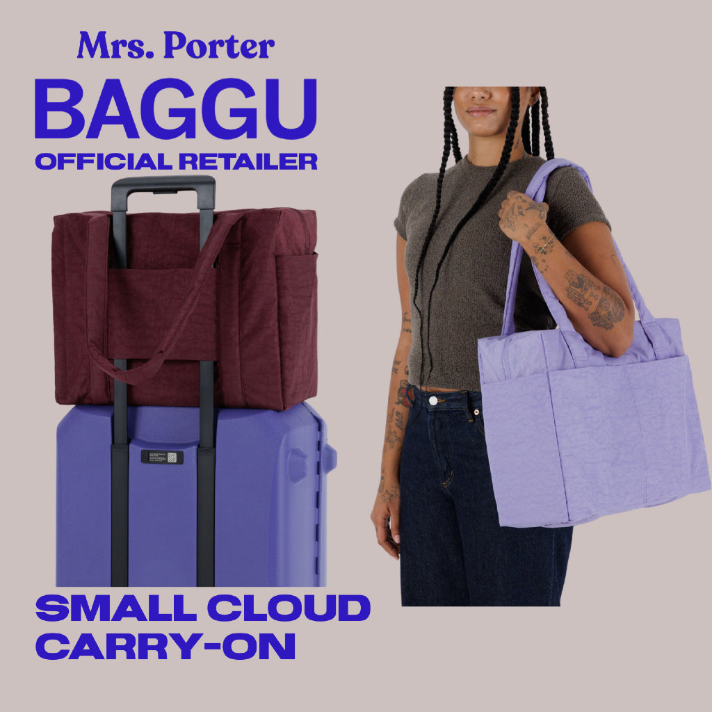 BAGGU - SMALL CLOUD CARRY-ON - NYLON BAG TAS NILON