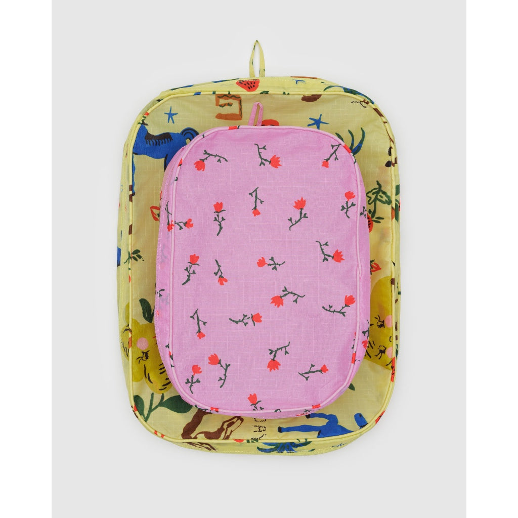 BAGGU - PACKING CUBE SET - RECYCLED NYLON