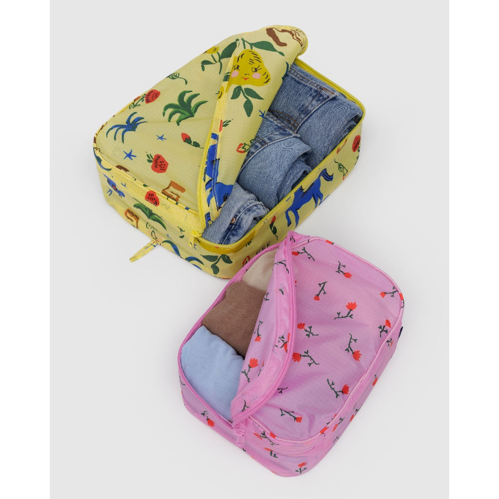 BAGGU - PACKING CUBE SET - RECYCLED NYLON