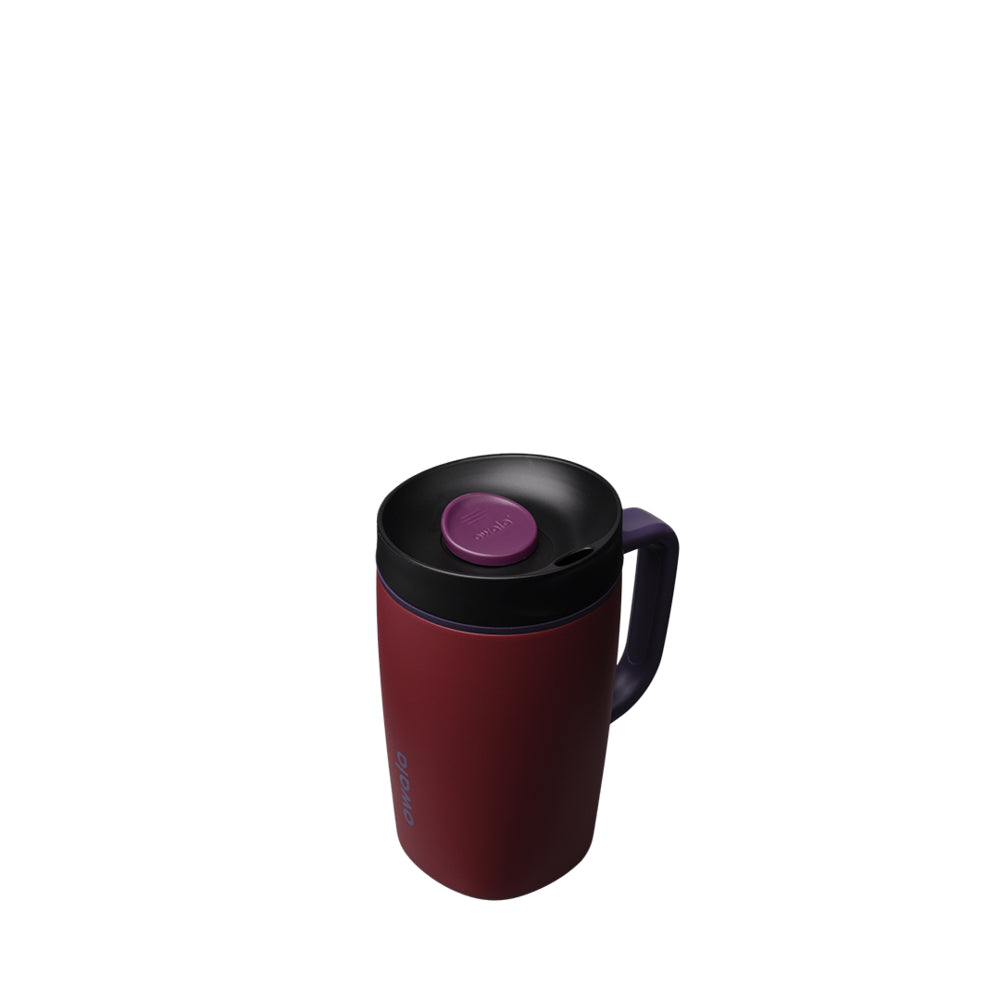 Owala SmoothSip Slider with Handle 12oz 24oz Insulated Stainless Steel Tumbler