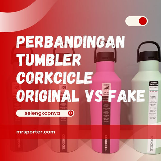 Tumbler Corkcicle Original vs Fake