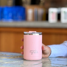 frank green Ceramic Coffee Cup with Hinged Lid (12oz/355ml)