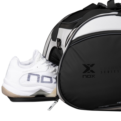 NOX LUXURY MASTER SERIES BLACK/WHITE RACKET BAG PADEL BAG