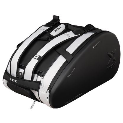 NOX LUXURY MASTER SERIES BLACK/WHITE RACKET BAG PADEL BAG