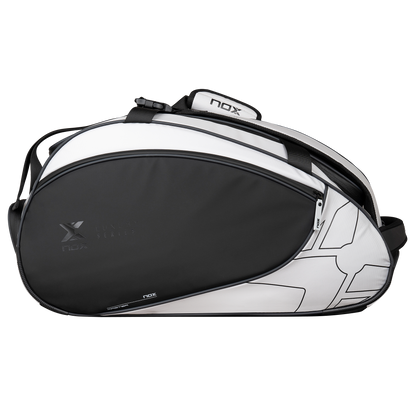 NOX LUXURY MASTER SERIES BLACK/WHITE RACKET BAG PADEL BAG