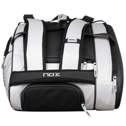 NOX LUXURY MASTER SERIES BLACK/WHITE RACKET BAG PADEL BAG
