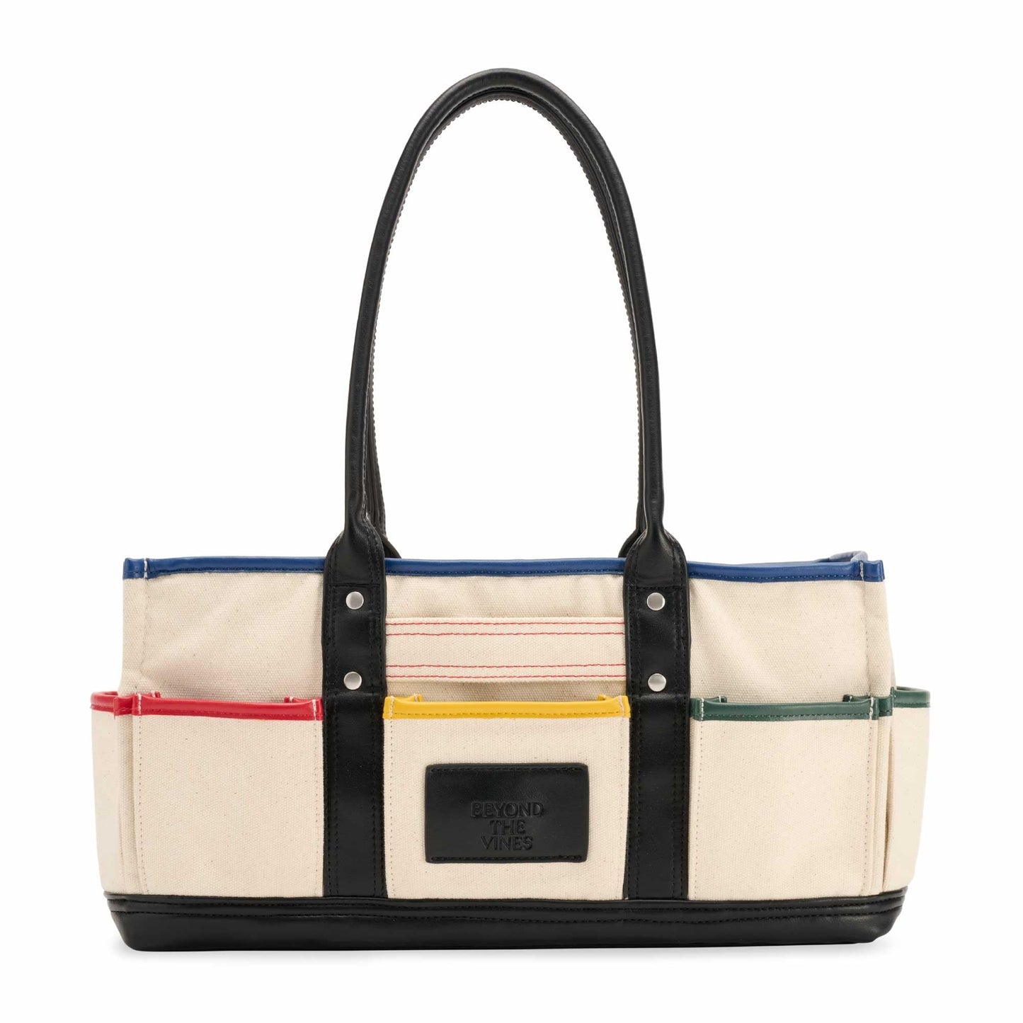 Beyond the Vines  BTV Leather Canvas Carryall