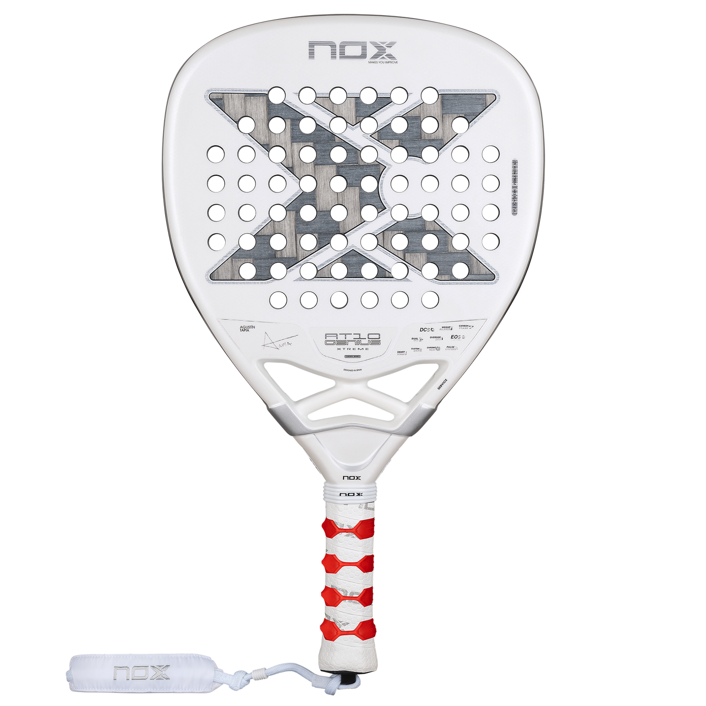 NOX AT10 LUXURY GENIUS ATTACK 12K ALUM XTREM 2026 BY AGUSTÍN TAPIA PADEL RACKET