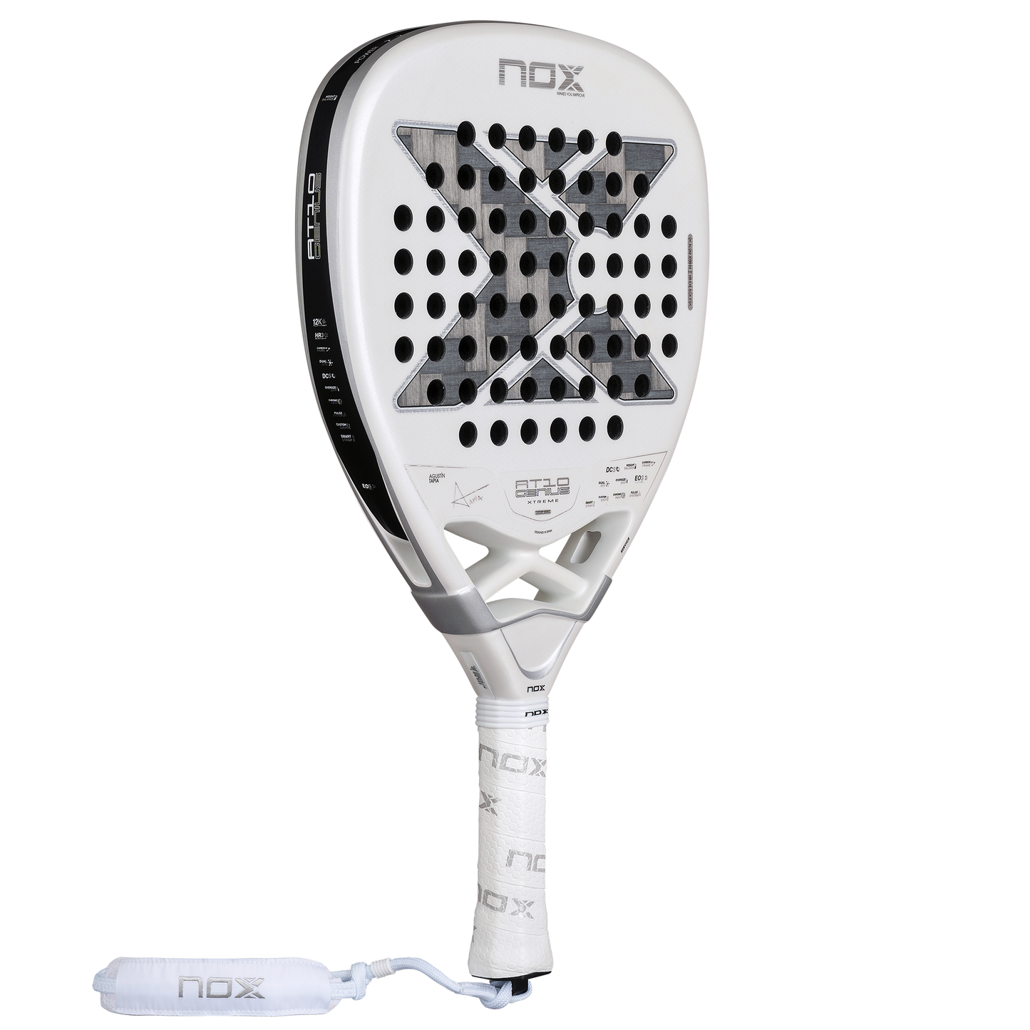 NOX AT10 LUXURY GENIUS ATTACK 12K ALUM XTREM 2026 BY AGUSTÍN TAPIA PADEL RACKET