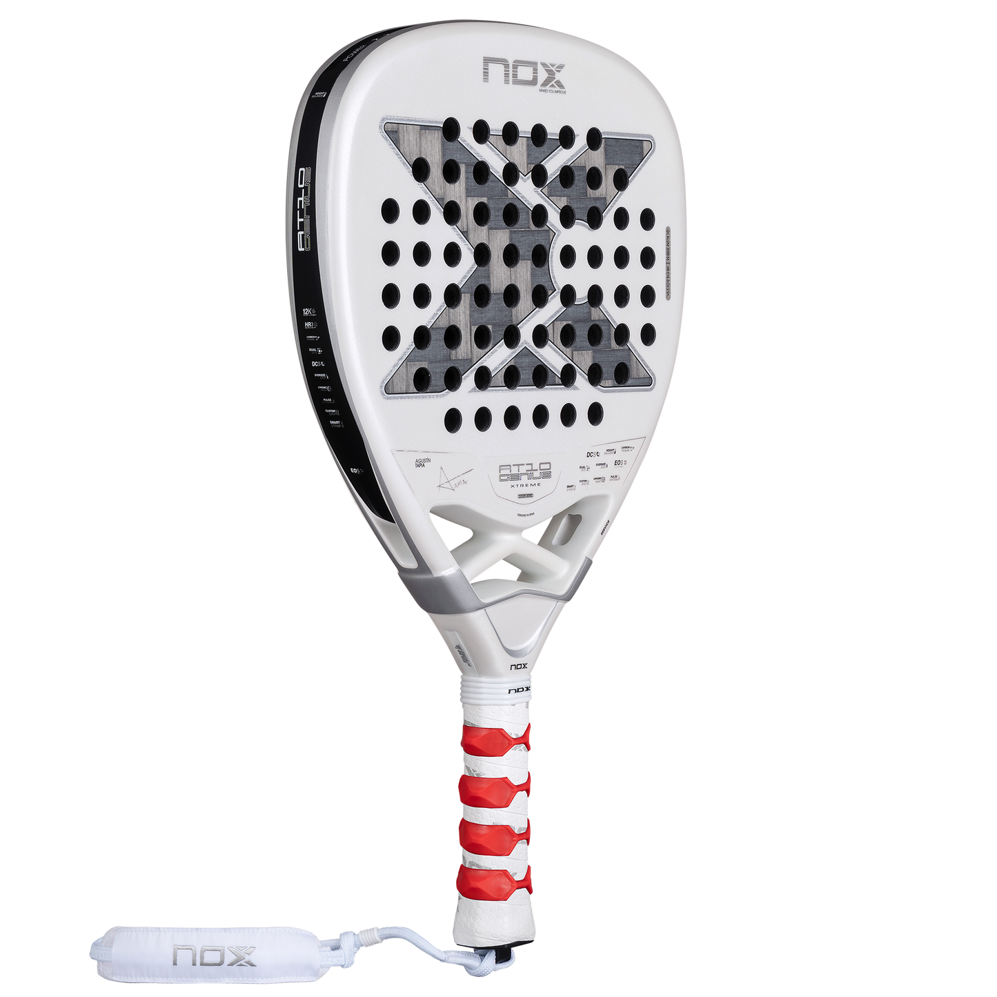 NOX AT10 LUXURY GENIUS ATTACK 12K ALUM XTREM 2026 BY AGUSTÍN TAPIA PADEL RACKET