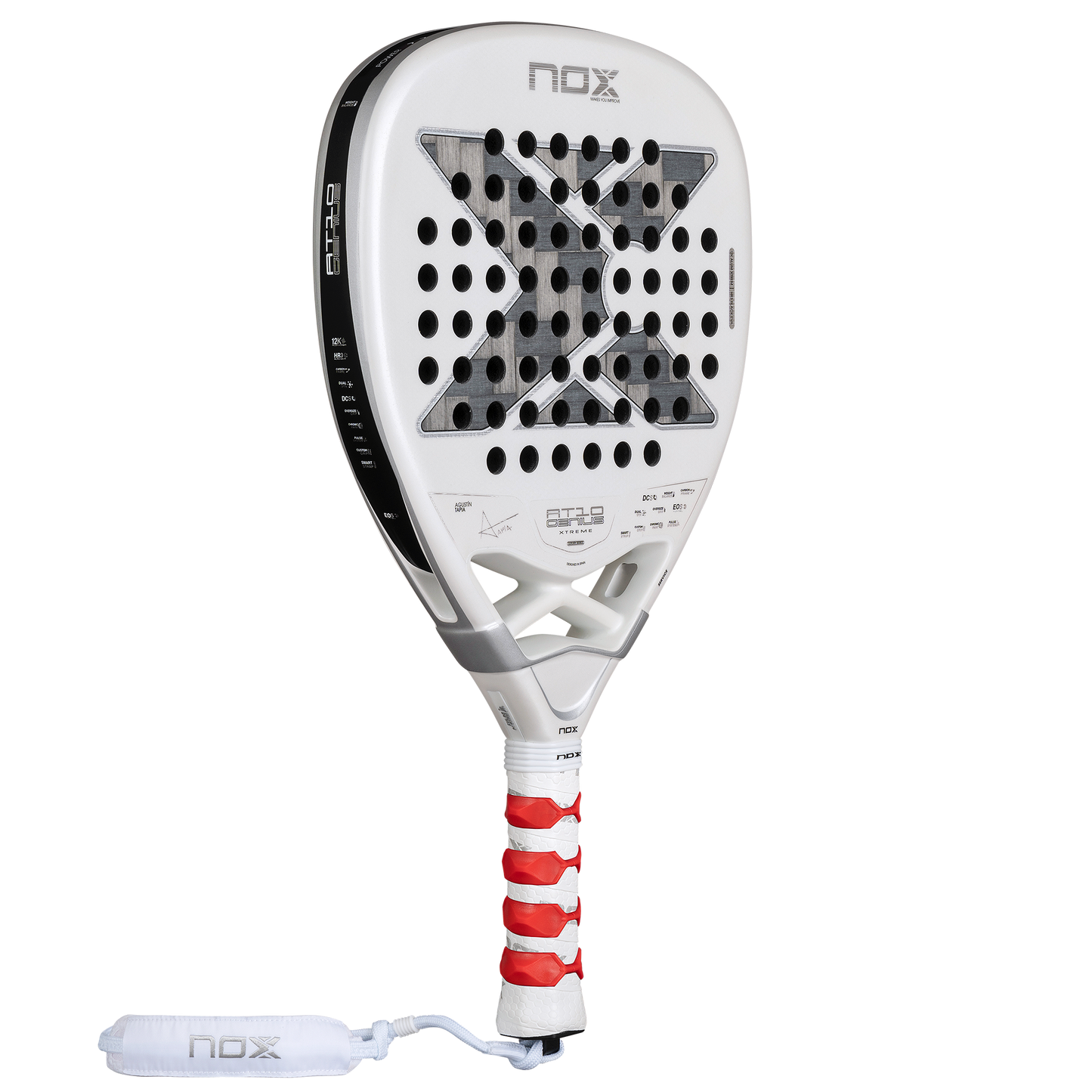 NOX AT10 LUXURY GENIUS ATTACK 12K ALUM XTREM 2026 BY AGUSTÍN TAPIA PADEL RACKET