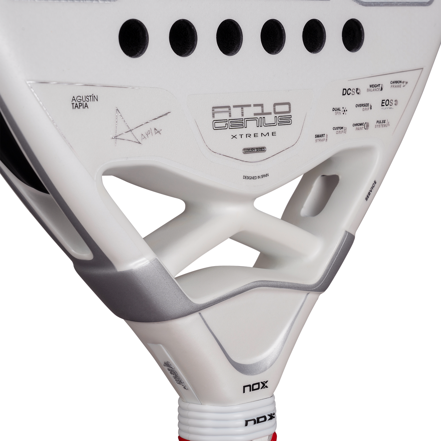 NOX AT10 LUXURY GENIUS ATTACK 12K ALUM XTREM 2026 BY AGUSTÍN TAPIA PADEL RACKET
