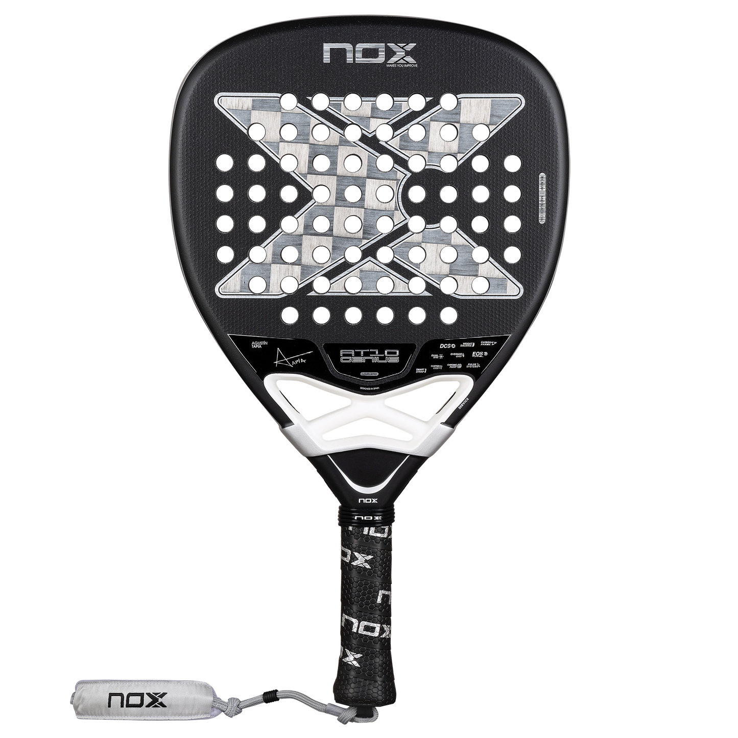 NOX AT10 LUXURY GENIUS ATTACK 18K ALUM 2026 BY AGUSTÍN TAPIA PADEL RACKET