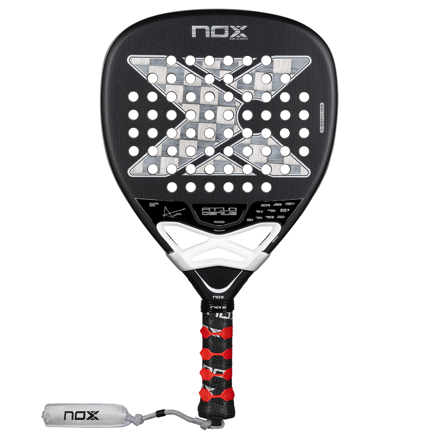 NOX AT10 LUXURY GENIUS ATTACK 18K ALUM 2026 BY AGUSTÍN TAPIA PADEL RACKET