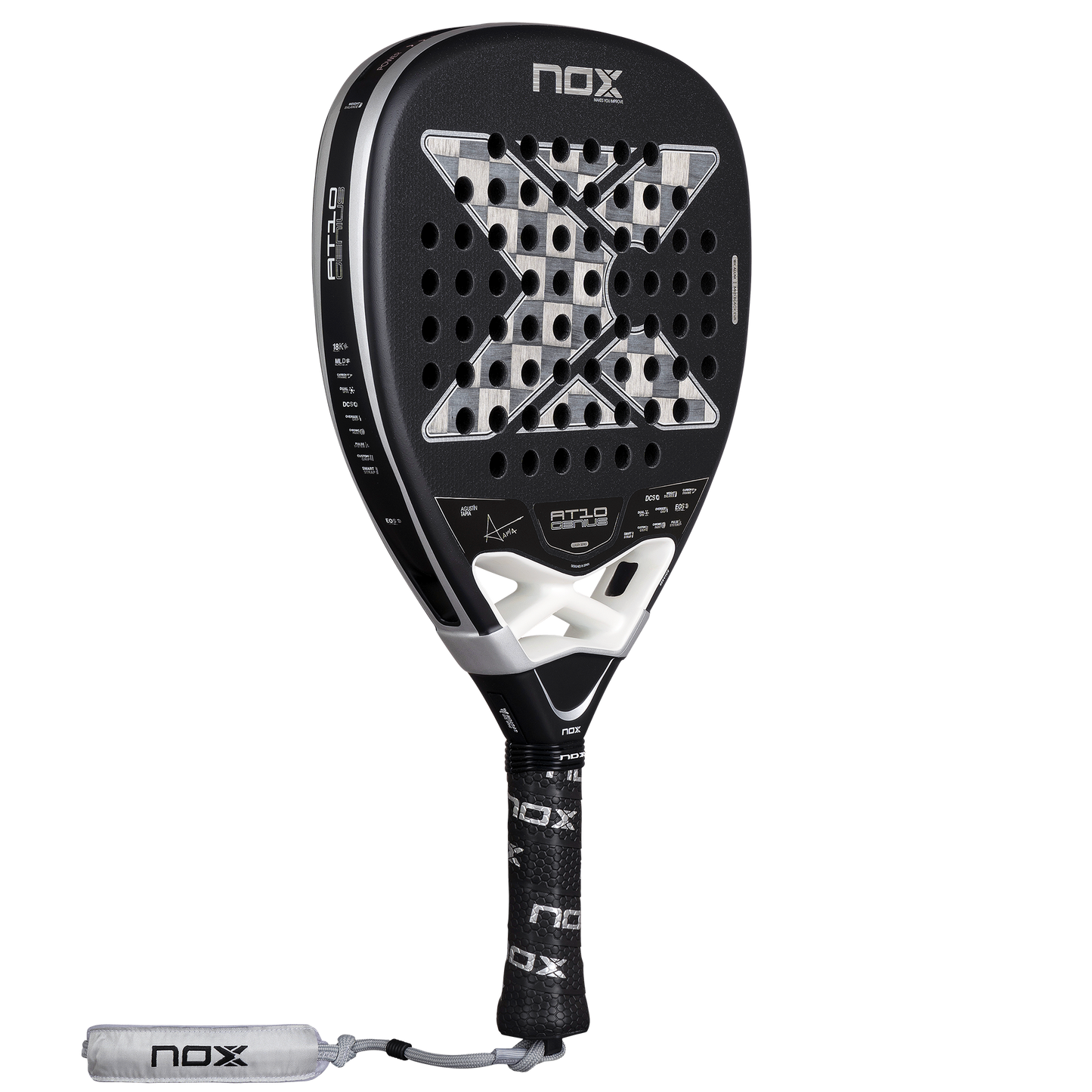 NOX AT10 LUXURY GENIUS ATTACK 18K ALUM 2026 BY AGUSTÍN TAPIA PADEL RACKET