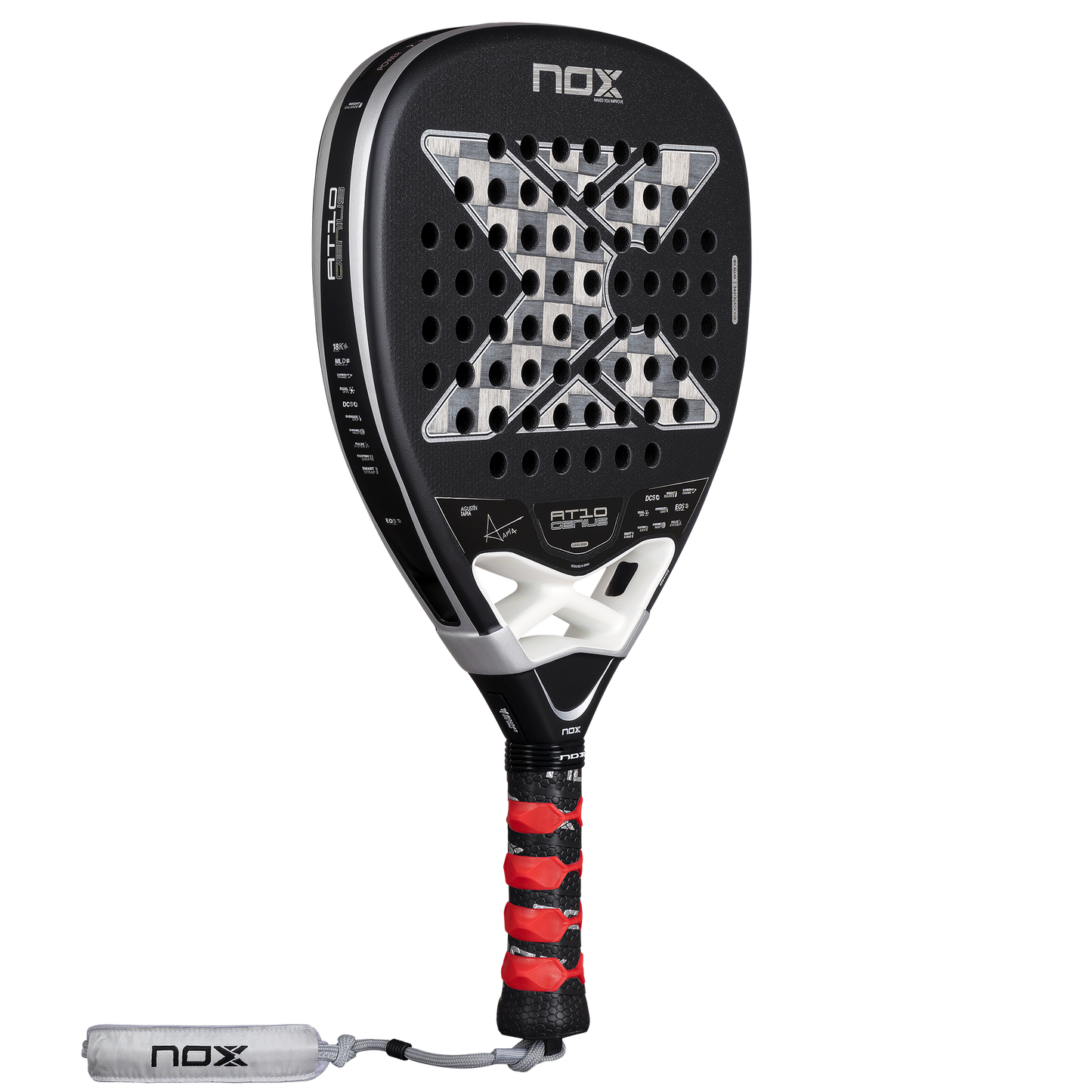 NOX AT10 LUXURY GENIUS ATTACK 18K ALUM 2026 BY AGUSTÍN TAPIA PADEL RACKET