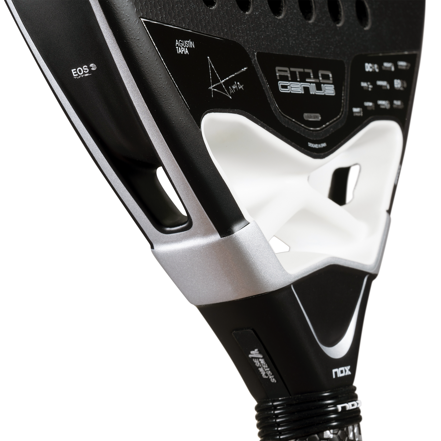 NOX AT10 LUXURY GENIUS ATTACK 18K ALUM 2026 BY AGUSTÍN TAPIA PADEL RACKET