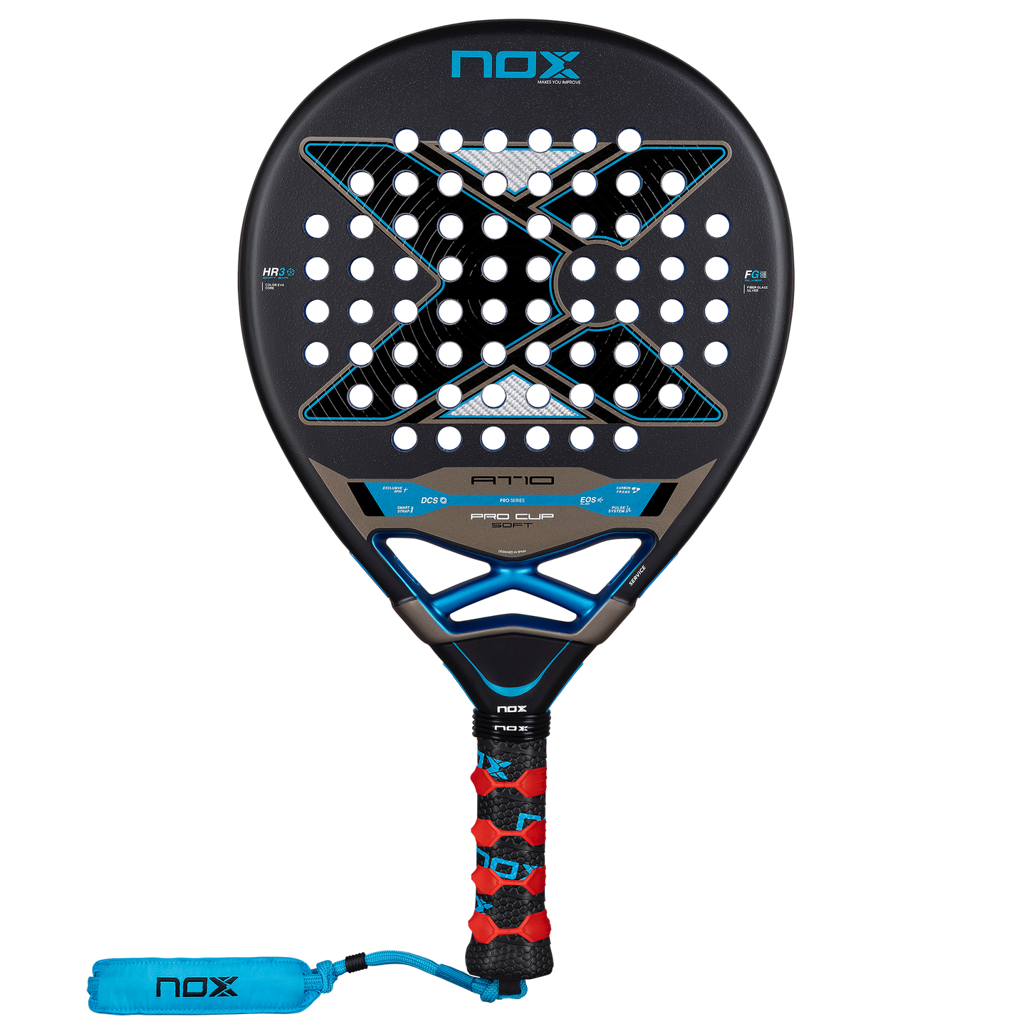 NOX AT10 PRO CUP SOFT BY AGUSTÍN TAPIA PADEL RACKET