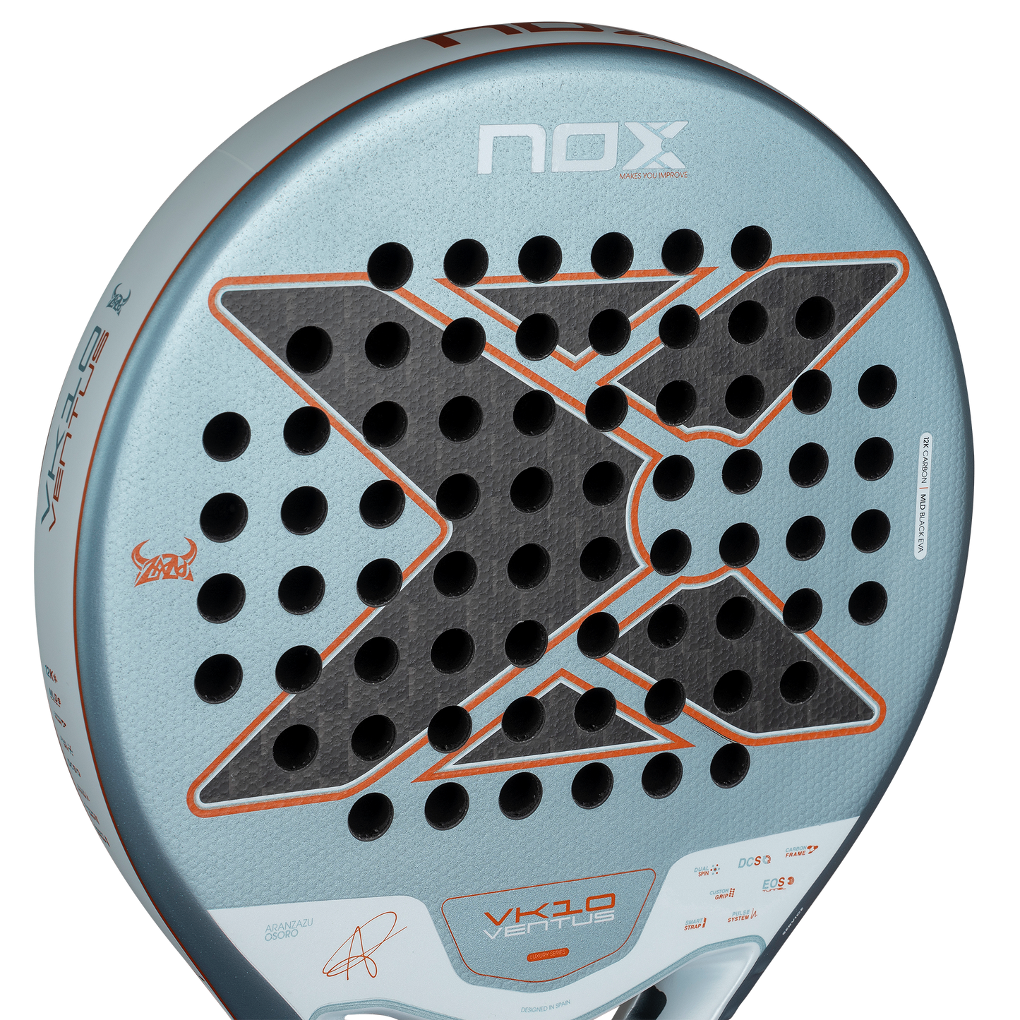 NOX VK10 VENTUS CONTROL 12K BY ARANZAZU OSORO PADEL RACKET