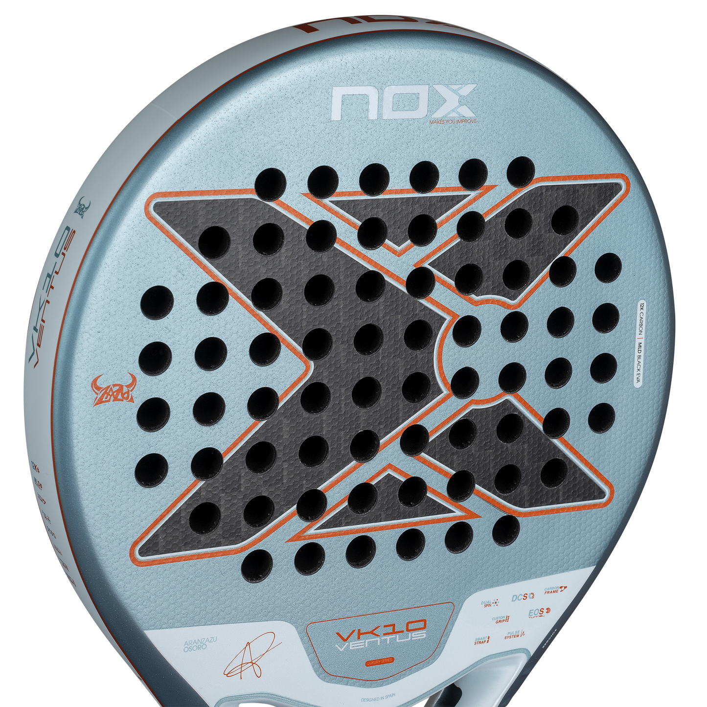 NOX VK10 VENTUS CONTROL 12K BY ARANZAZU OSORO PADEL RACKET