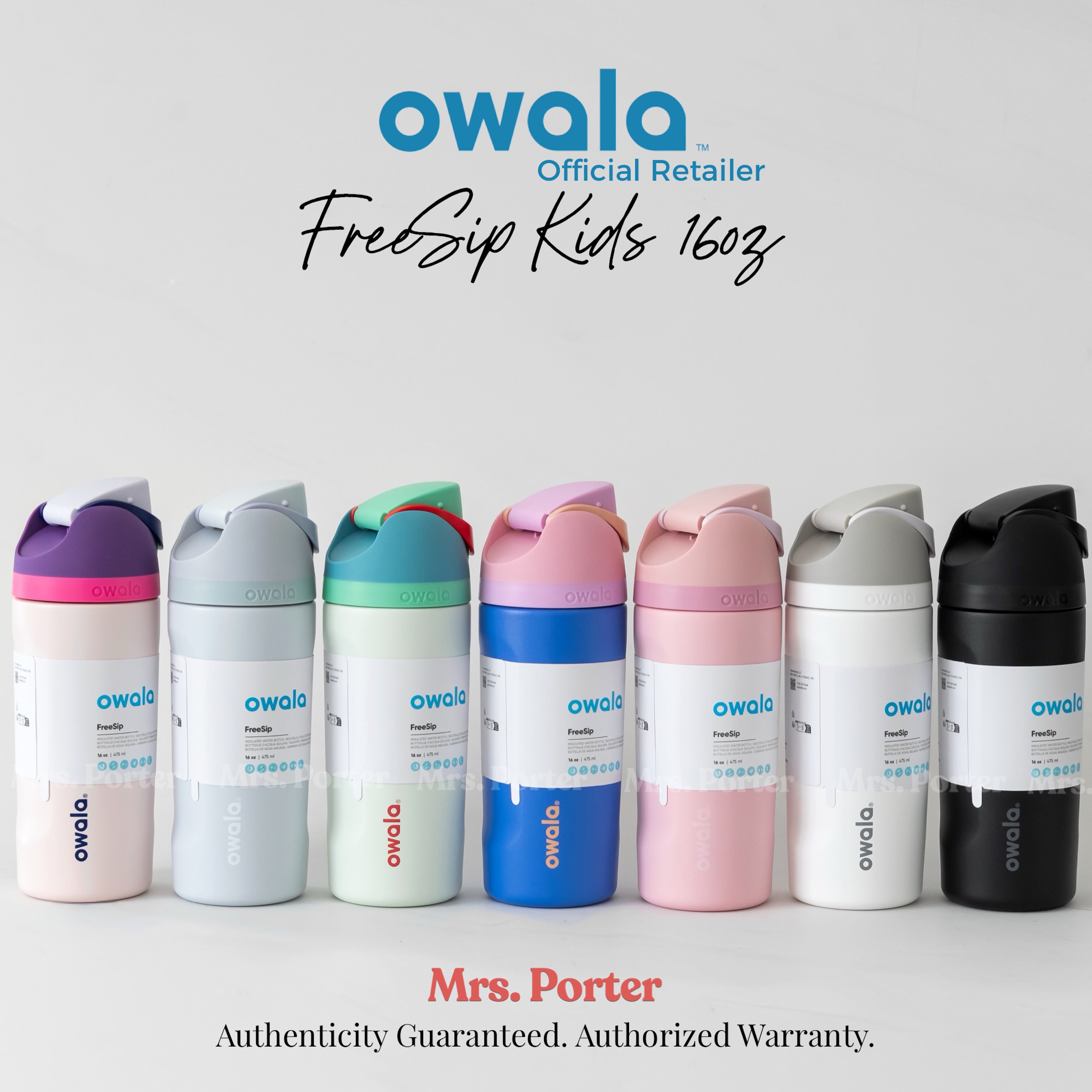 新品未使用 Owala Kids FreeSip 16oz 475ml Owala Kids FreeSip 16oz (475ml) Insulated Stainless-Steel Water