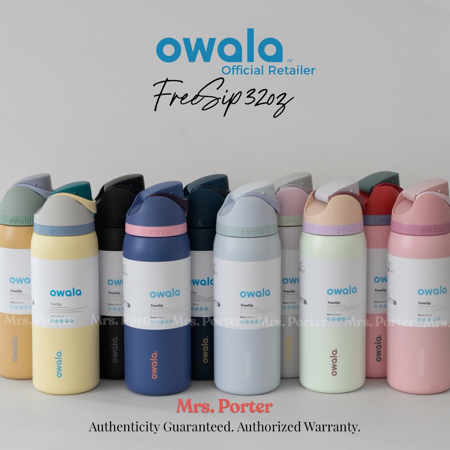 Owala FreeSip 32-Ounce (945ml) Insulated Stainless-Steel Water Bottle