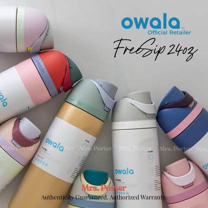 Owala FreeSip 24-Ounce (709ml) Insulated Stainless-Steel Water Bottle