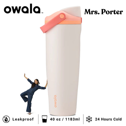 Owala FreeSip Sway 40oz (1183ml) Insulated Stainless-Steel Water Bottle