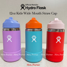 Hydro Flask Kids 12oz (345ml) Wide Mouth with Straw Cap - Mrs. Porter