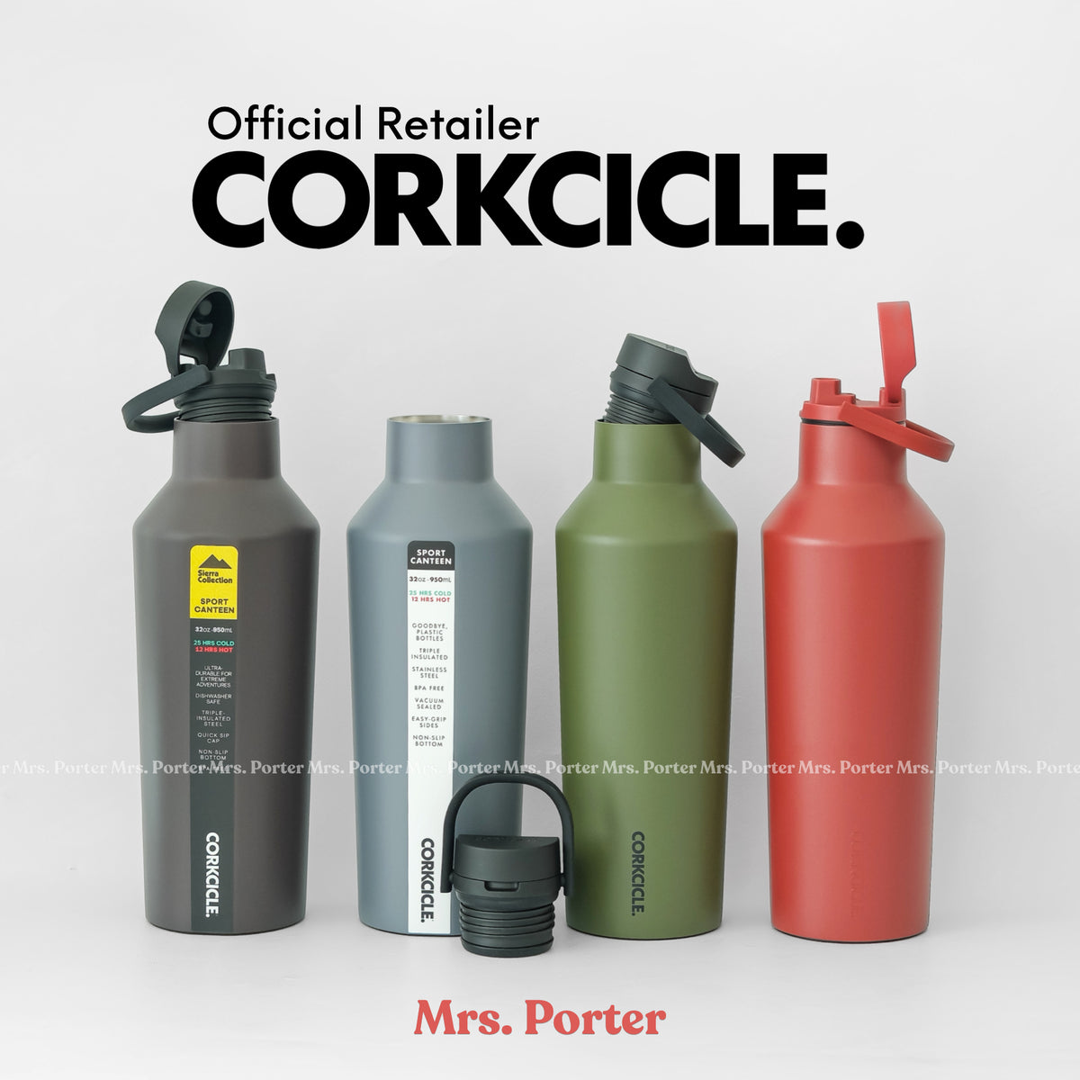CORKCICLE Sport Canteen 32oz Water Bottle