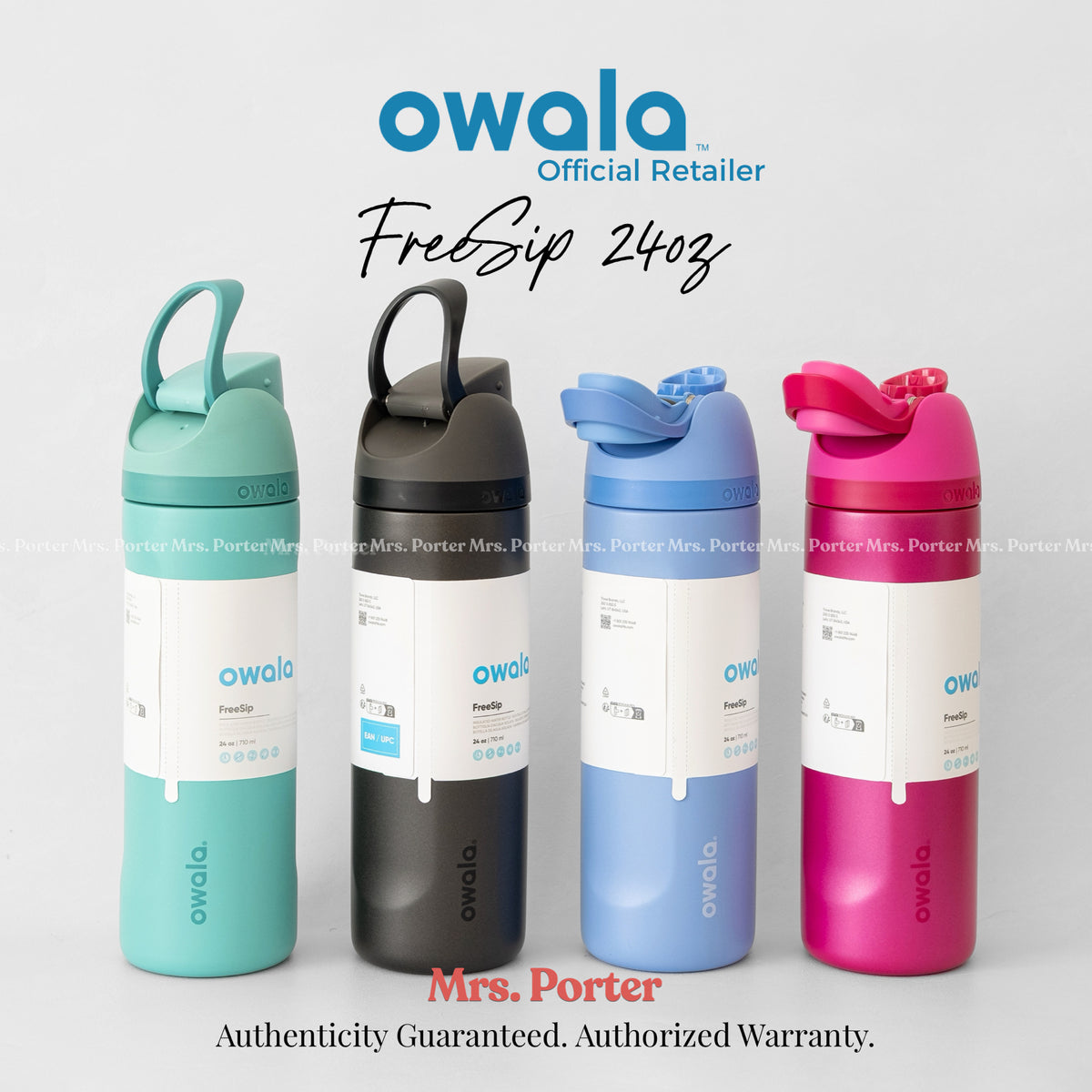 Owala FreeSip 24-Ounce (709ml) Insulated Stainless-Steel Water Bottle
