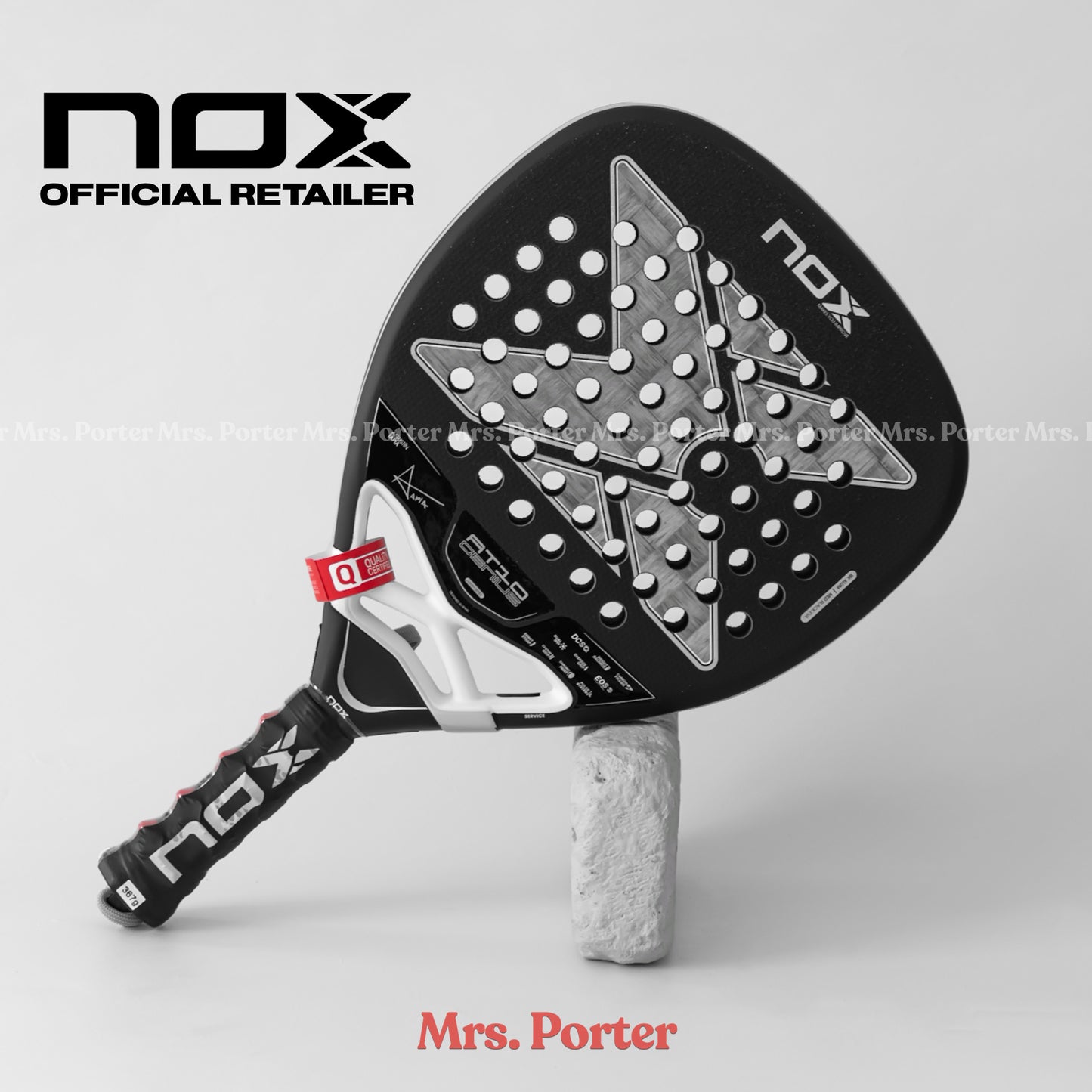 NOX AT10 LUXURY GENIUS ATTACK 18K ALUM 2026 BY AGUSTÍN TAPIA PADEL RACKET