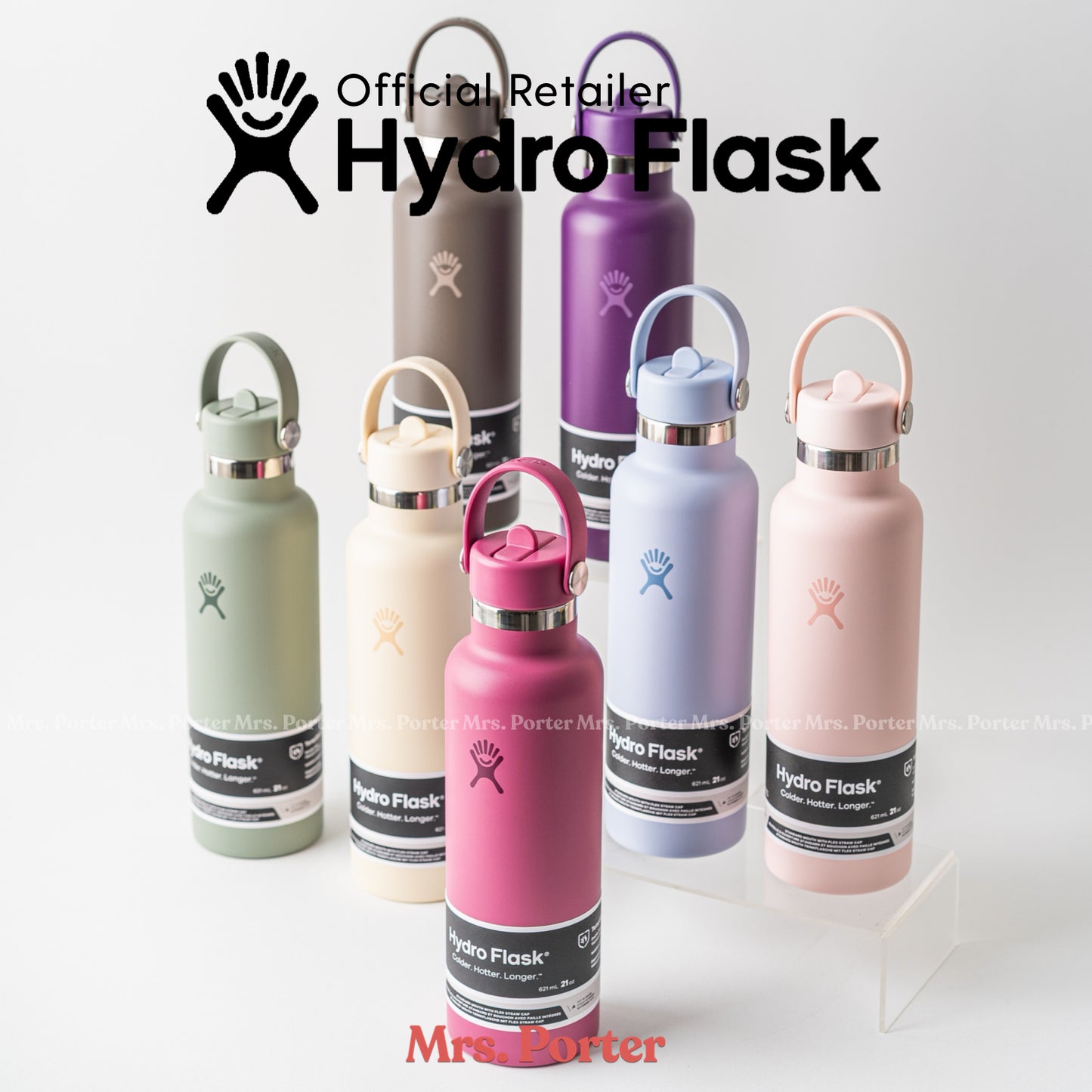 Hydro Flask Tumbler 21oz (621ml) Standard Mouth with Flex Straw Cap