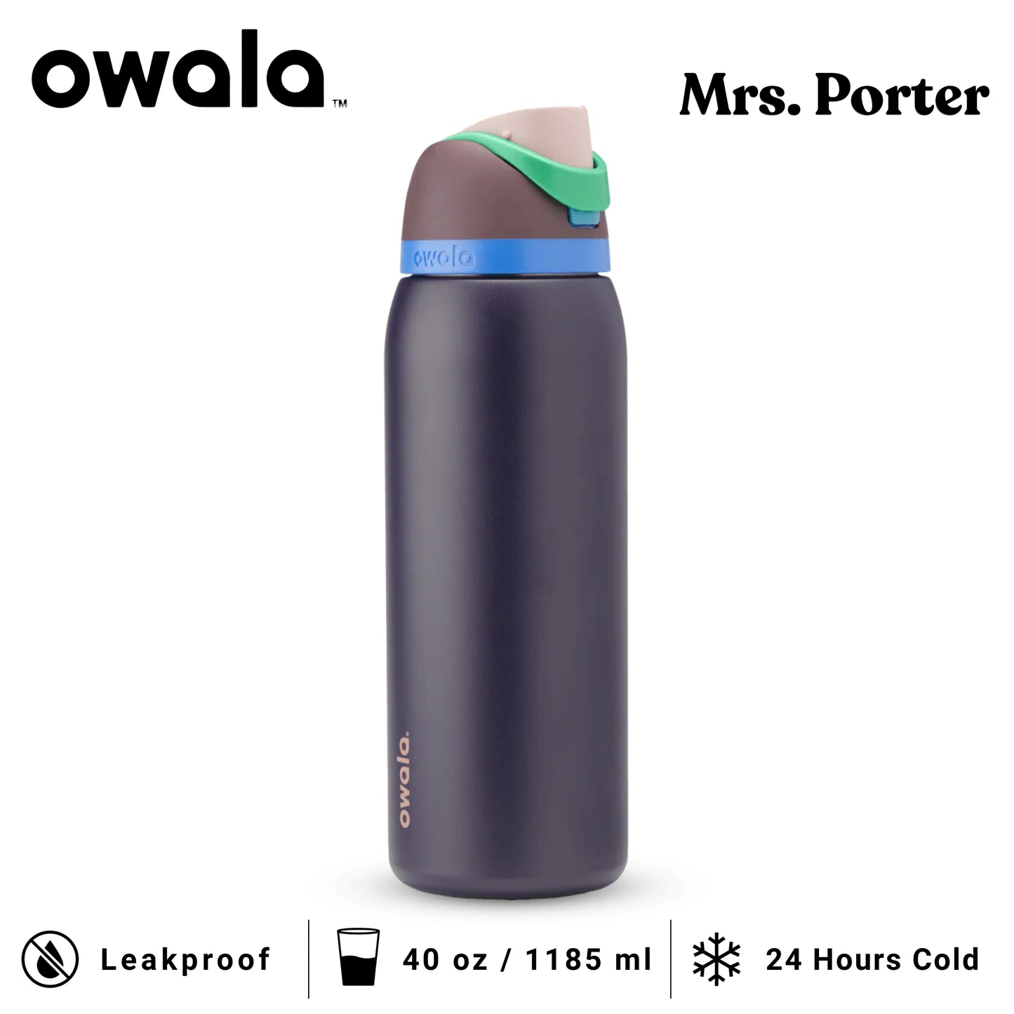 Owala FreeSip 40oz (1183ml) Insulated Stainless-Steel Water Bottle