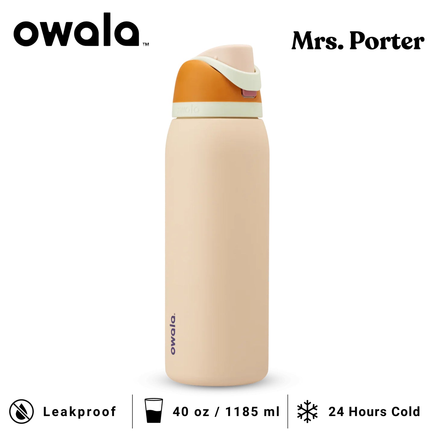 Owala FreeSip 40oz (1183ml) Insulated Stainless-Steel Water Bottle