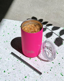 frank green Iced Coffee Cup with Straw (15oz/425ml)