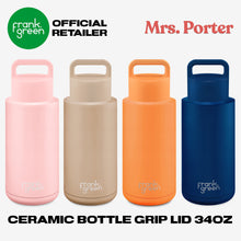 frank green Ceramic Reusable Bottle with Grip Lid (34oz/1000ml) Grip Finish