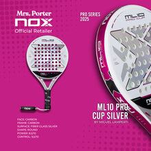 NOX ML10 PRO CUP SILVER 2025 BY MIGUEL LAMPERTI NOX PADEL RACKET