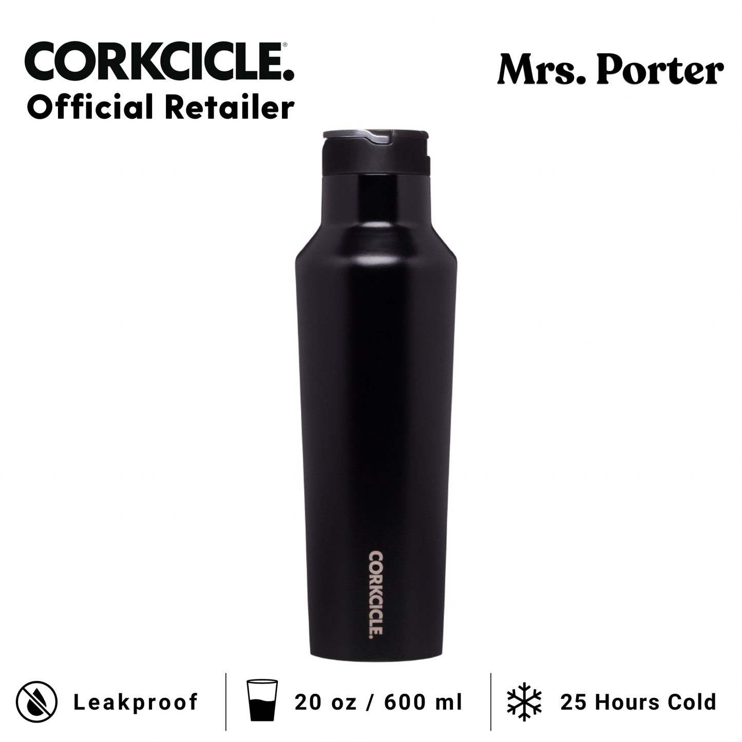 CORKCICLE Sport Canteen 20oz Water Bottle