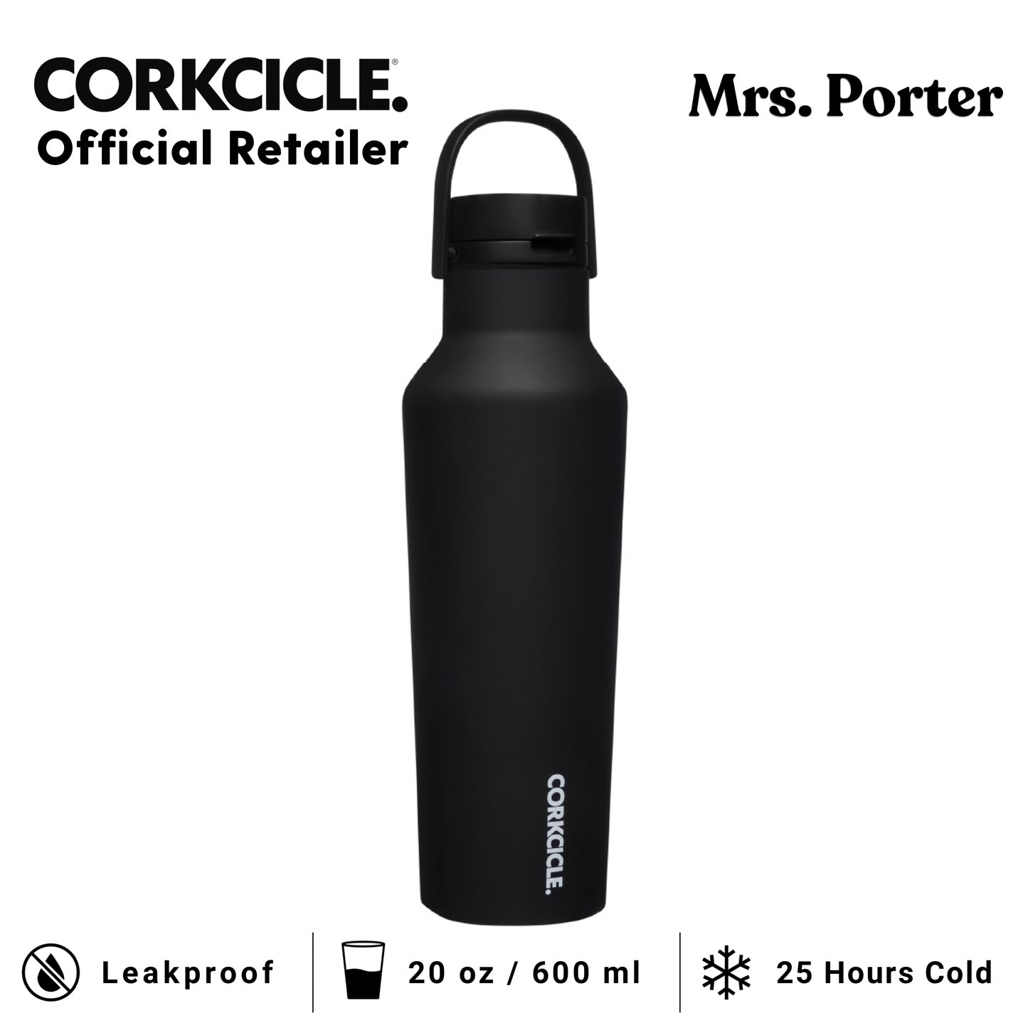 CORKCICLE Sport Canteen 20oz Water Bottle