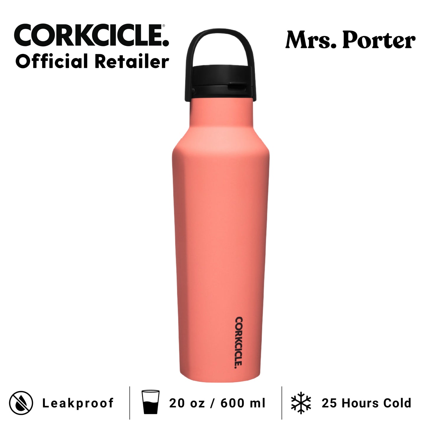 CORKCICLE Sport Canteen 20oz Water Bottle