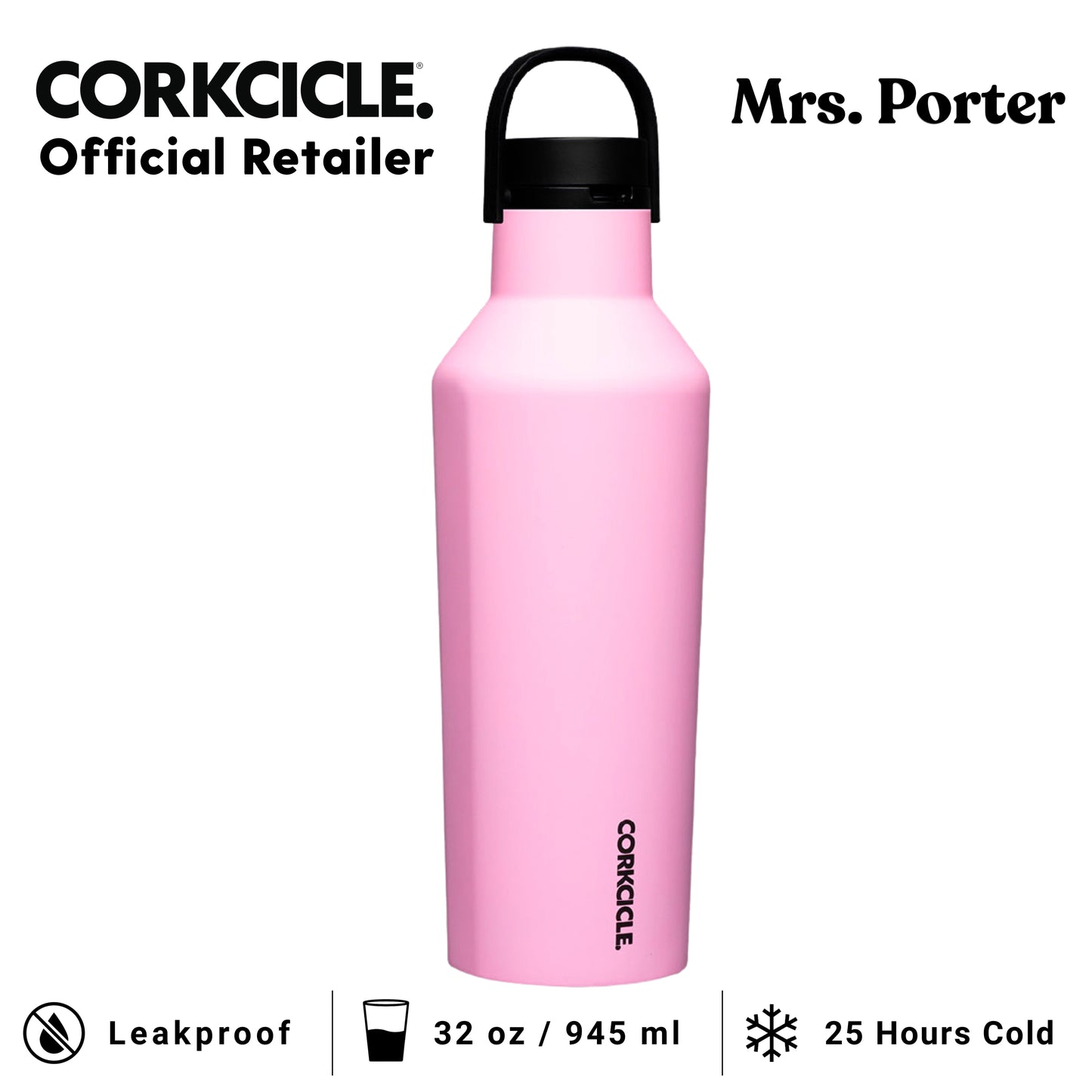 CORKCICLE Sport Canteen 32oz Water Bottle