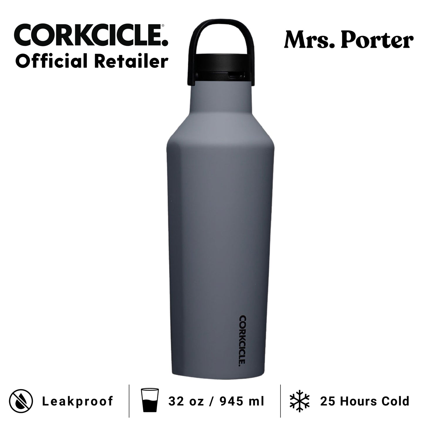 CORKCICLE Sport Canteen 32oz Water Bottle