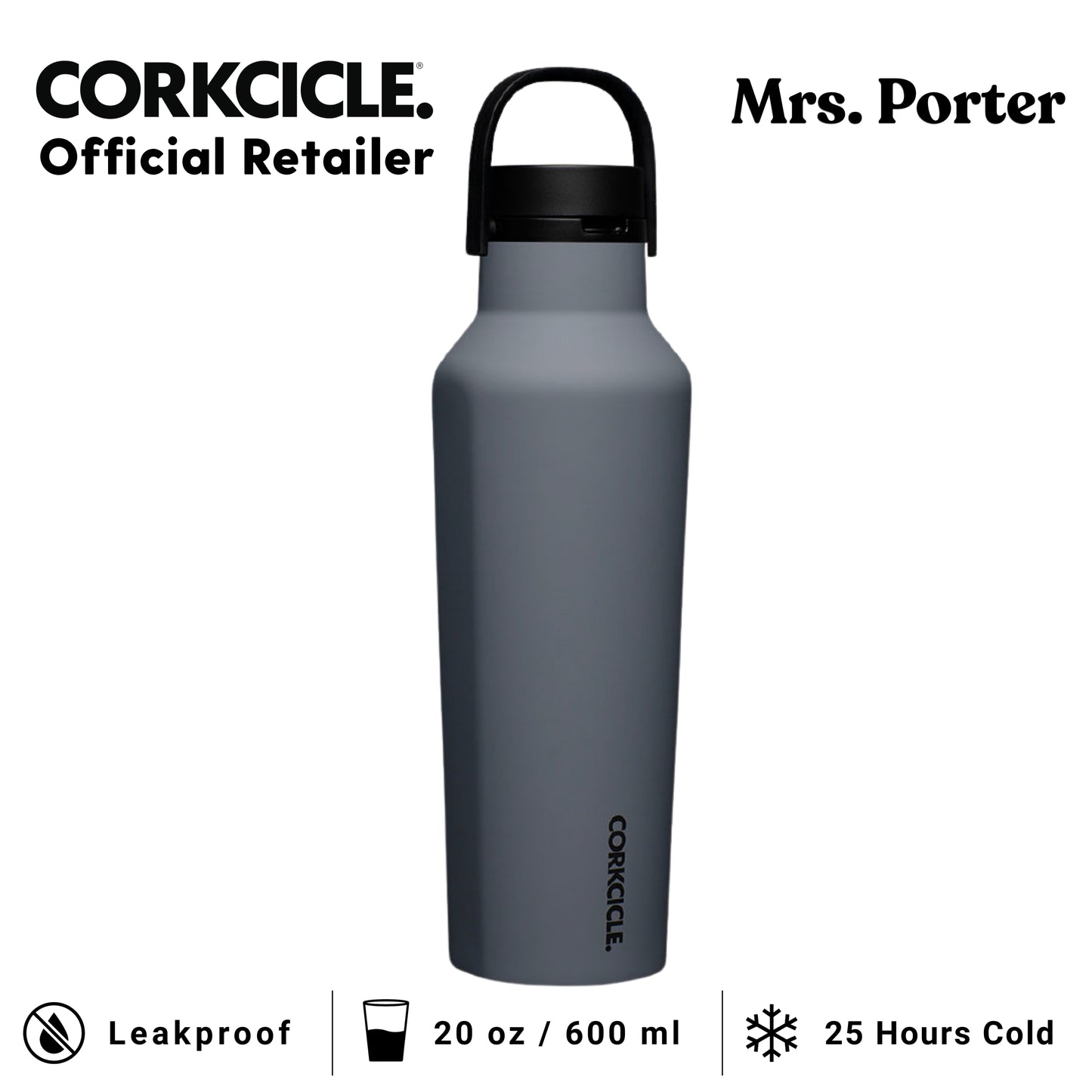 CORKCICLE Sport Canteen 20oz Water Bottle